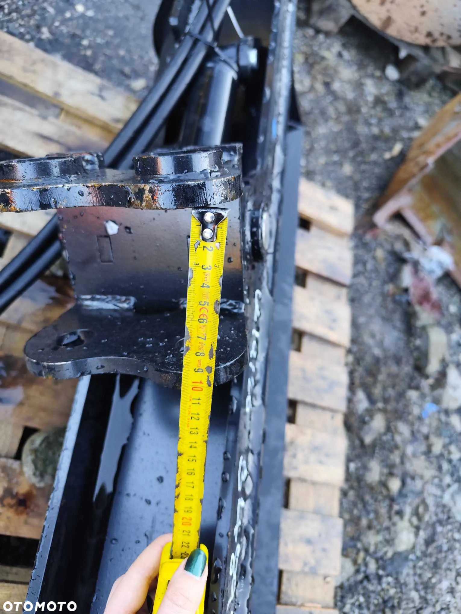 Łyżka skarpowa hydrauliczna do koparki minikoparki 100cm fi25 NOWA - 8