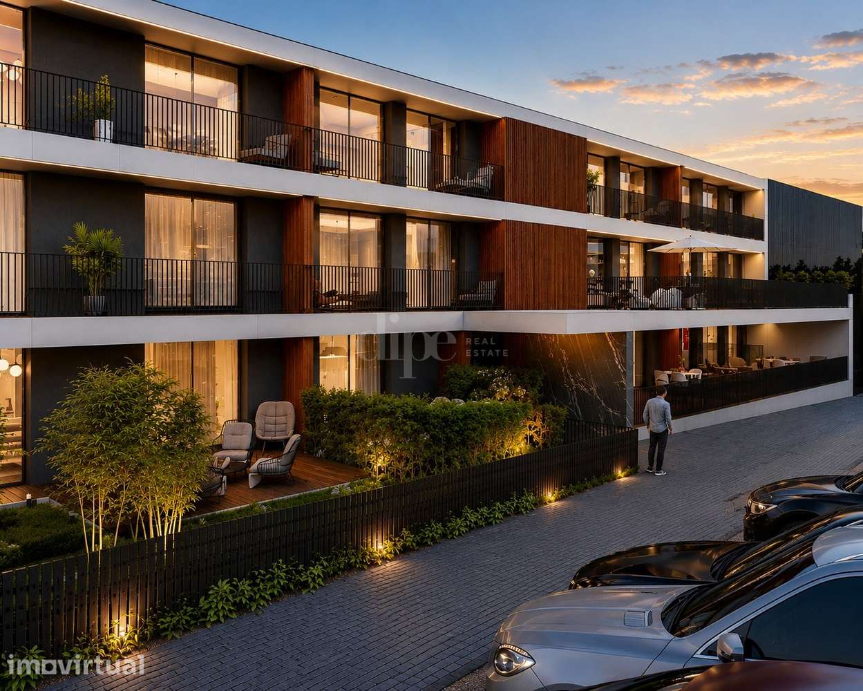 Apartamento T2 com amplo terraço, atualmente em construção - Grande imagem: 3/15