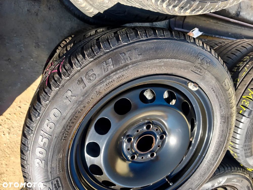 5x112 Koła Zimowe Zima Felgi Stalowe Stal 16 VW SHARAN PASSAT B8 B7 B6 B5 TOURAN II 2 CADDY III 3 IV 4 GOLF 6 VI 7 VII AUDI Q2 A6 C6 C5 A4 B7 B6 SKODA SUPERB YETI OCTAVIA II 2 III 3 IV 4 SEAT EXEO ALHAMBRA ALTEA XL 20r. ALU-RAD Legnica 5mm 205/60 - 5