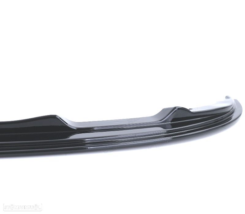 SPOILER LIP BMW E90 E91 08-12 LOOK M PRETO BRILHANTE - 2