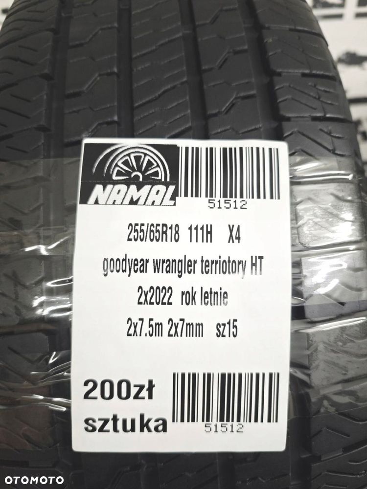 4x 255/65r18 goodyear 2022 opony letnie 7,5mm 51512 - 11