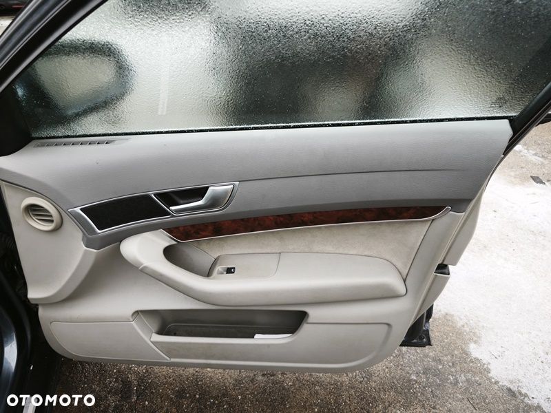 AUDI A6 C6 07r SEDAN FOTELE KANAPA PÓŁSKÓRA ALCANTARA BOCZKI - 5