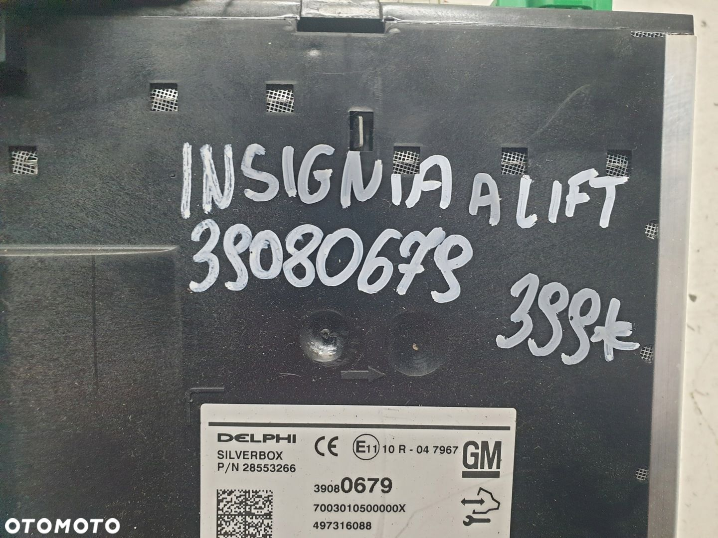 MODUŁ STEROWNIK RADIA NAWIGACJI SILVERBOX OPEL INSIGNIA A LIFT 39080679 - 5