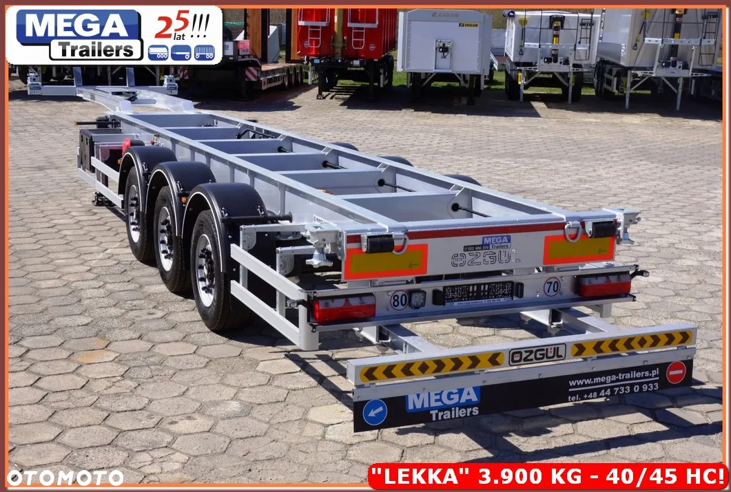 Inny Podwozie LIGHT 3.900 kg - kontenery 40/45 Ft (HC) z ADR EX3 !!! - 8