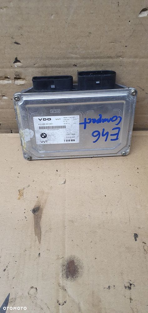 Komputer sterownik silnika BMW 3 E46 1.6 1.8i 7507493 7516207 7516809 - 3