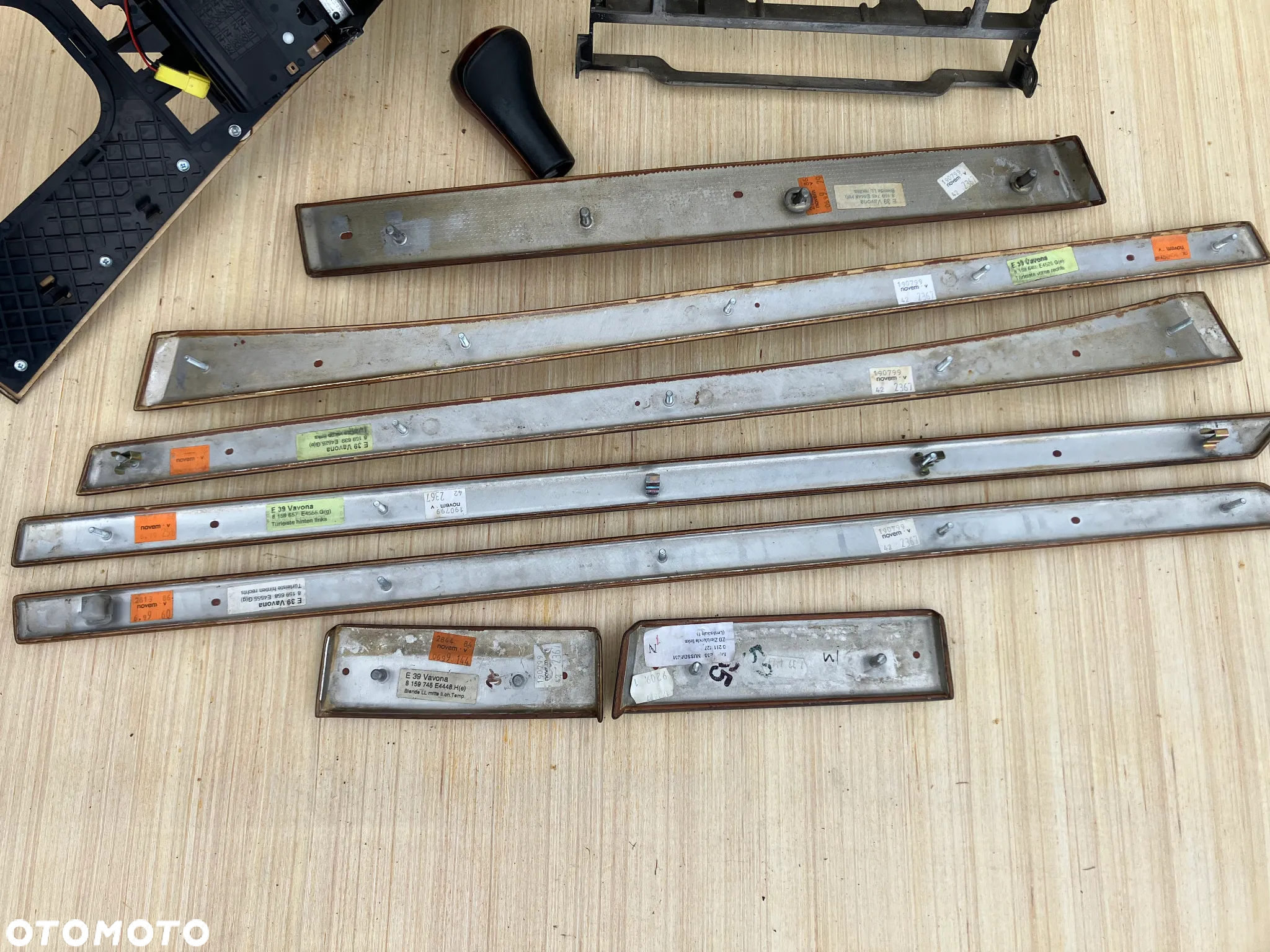 DEKORY DREWNO LISTWY BMW E39 SEDAN MANUAL VAVONA - 12
