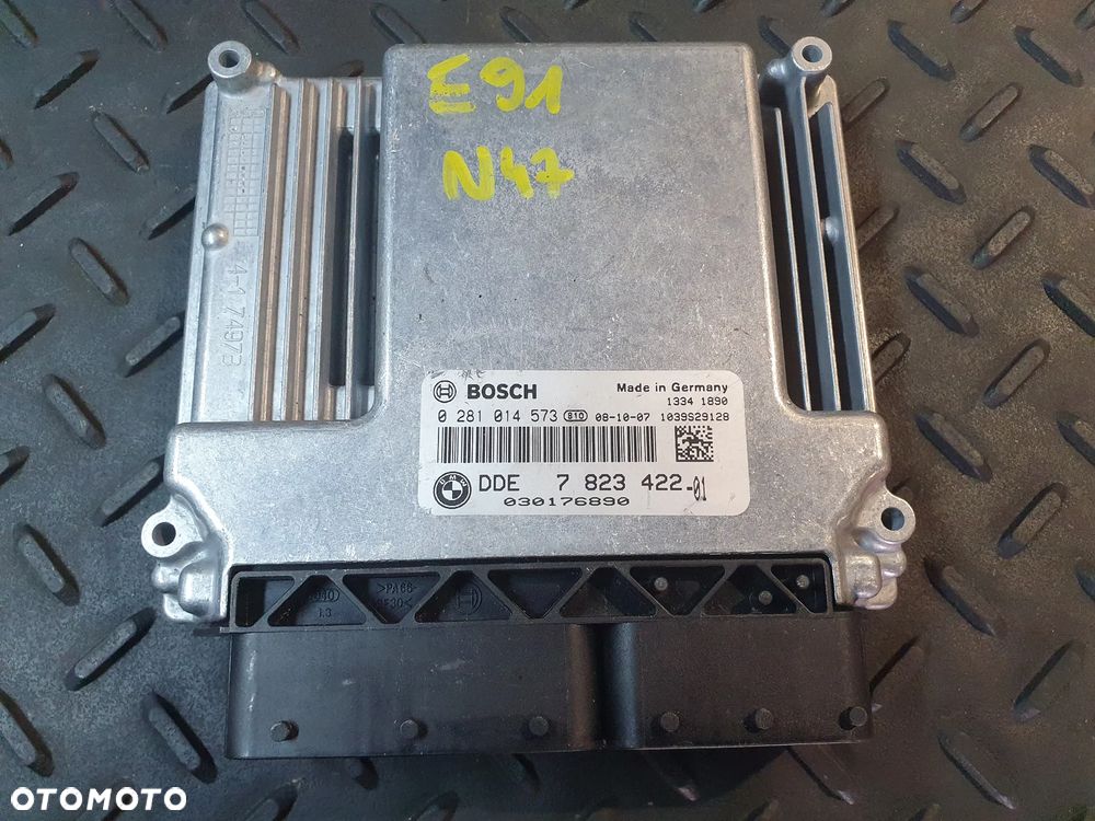 BMW 1 E81 KOMPUTER STEROWNIK 2.0 D 0281014573 7823422 - 1