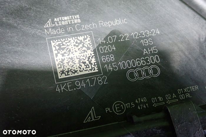 AUDI Q8 E-TRON FULL LED reflektor prawy lampa prawa 4KE941782 - 9