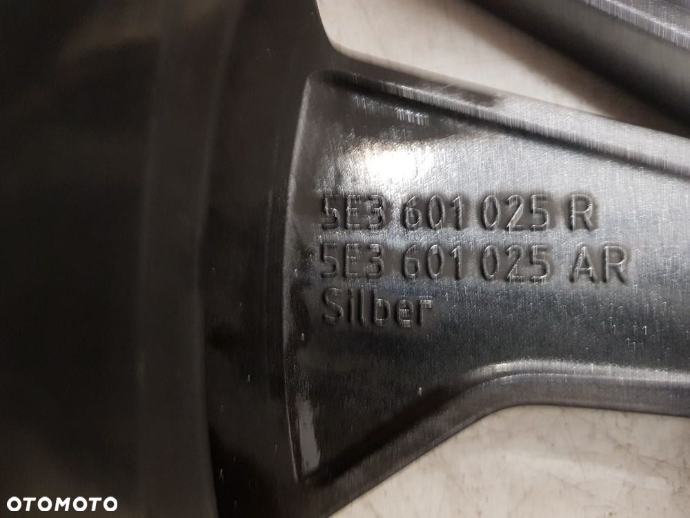 FELGA SKODA OCTAVIA ALUMINIOWA ALUMINIOWE 7.5 J x 19 5x112 ET48 5E3601025 S T AT R AR SCHWARZ SILBER - 14
