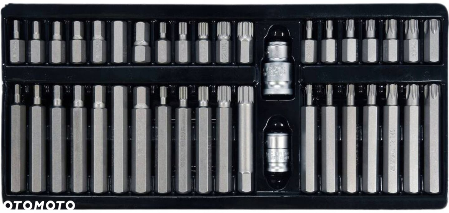 NEO ZESTAW KLUCZY NASADOWYCH 73E 1/2" 1/4" NASADKI BITY SATYNA  TORX 40SZT - 12