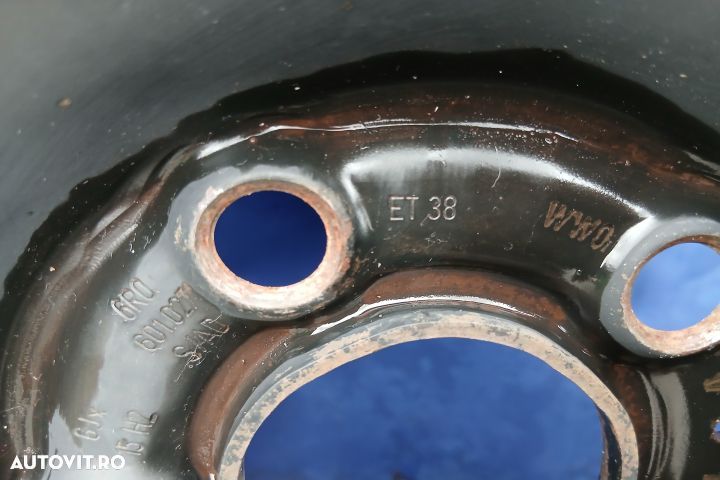 Jante tabla cu anvelope 15 - set 6R0601027S 6R0601027AD 185/60 R15 ET - 6