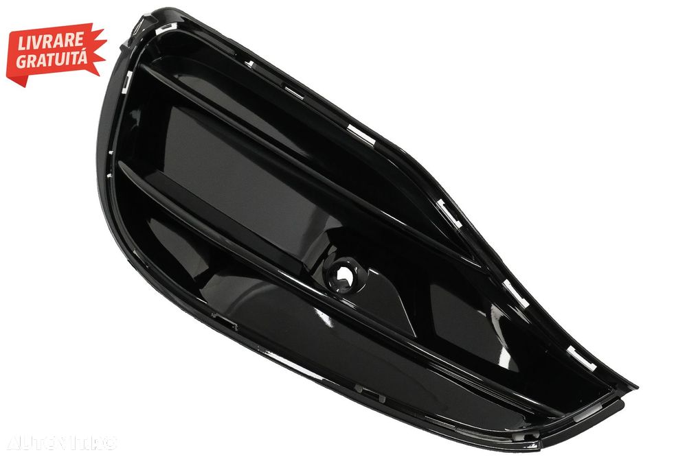 Grile Laterale Bara Fata Negru Lucios Mercedes CLA W117 C117 Facelift (2016-2018) - livrare gratuita - 4