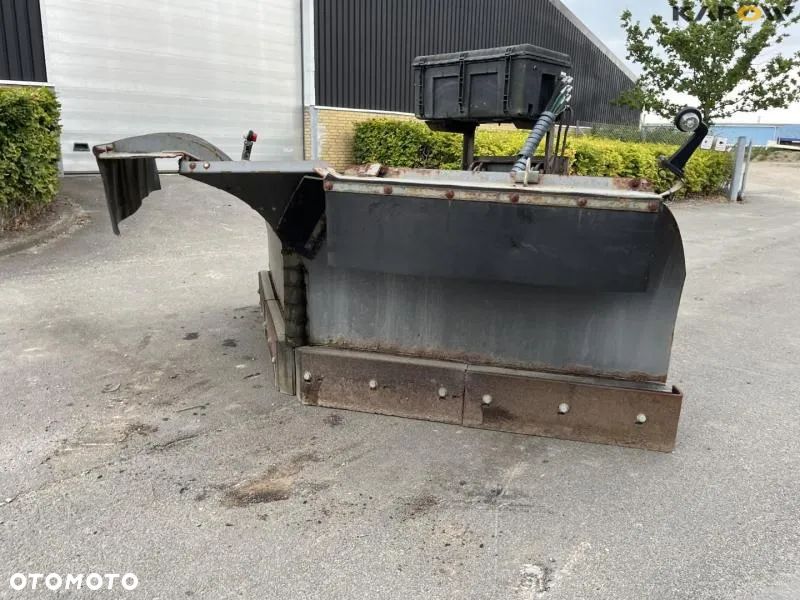 Pług do śniegu śnieżny regulowany V hydrauliczny elektryczny 24V Holms ciężarowy własna elektryka - 2