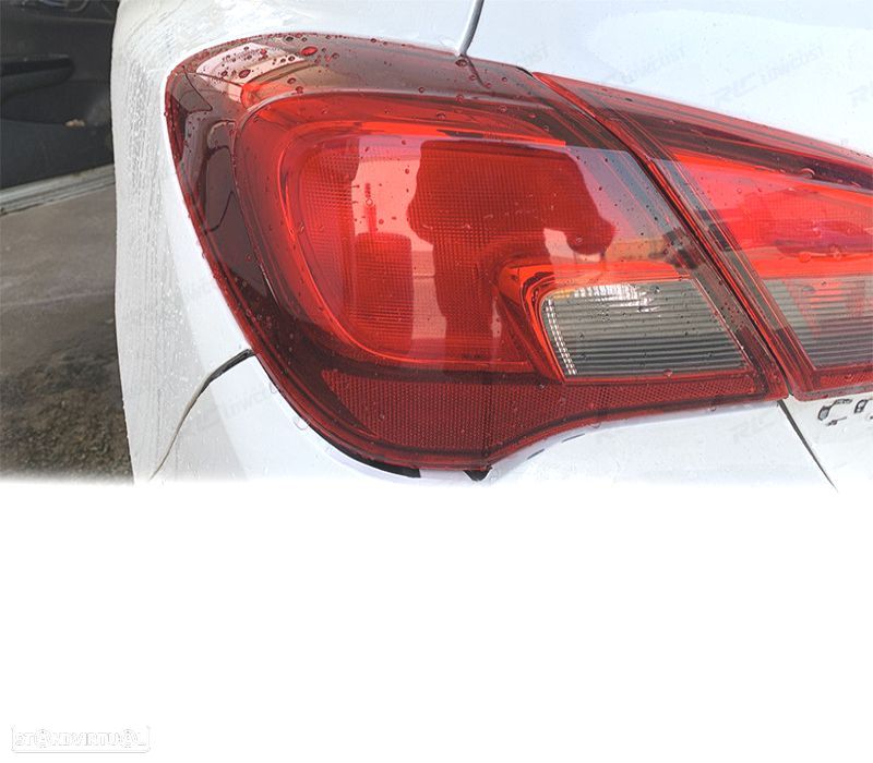 FAROLIM ESQ PARA OPEL CORSA E 3D 15-19 BRANCO VERMELHO - 2