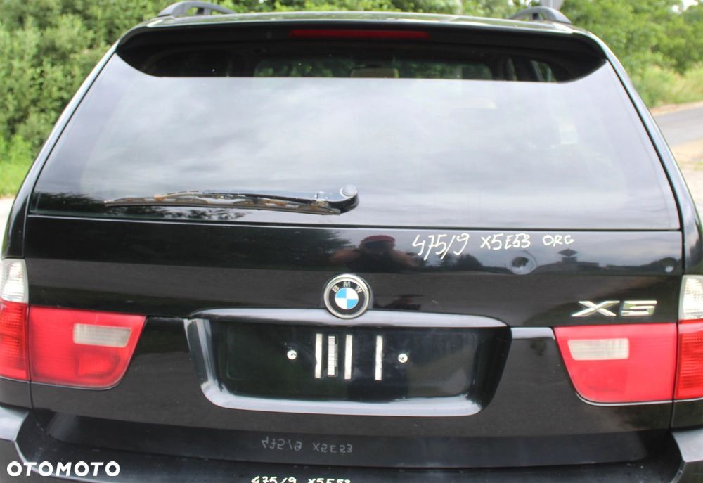 KLAPA TYŁ BAGAŻNIKA BMW X5 E53 475 BLACK SAPPHIRE - 1