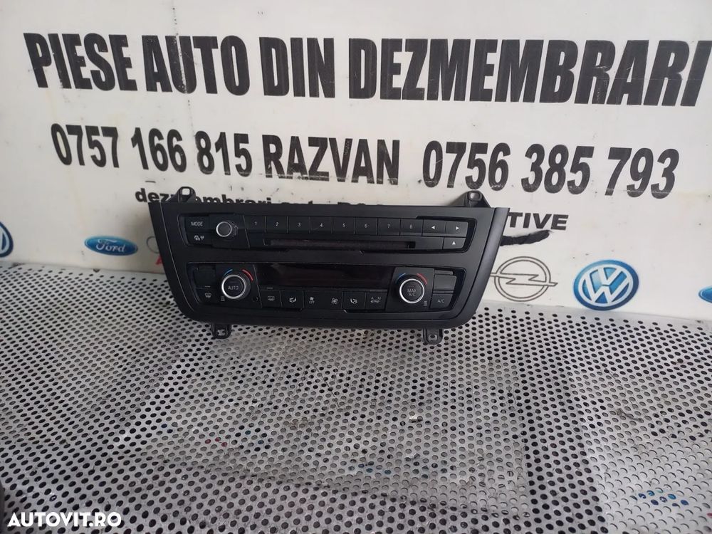 Panou Modul Clima Climatronic Interfata Radio CD Bmw F30 F31 - Dezmembrari Arad - 3