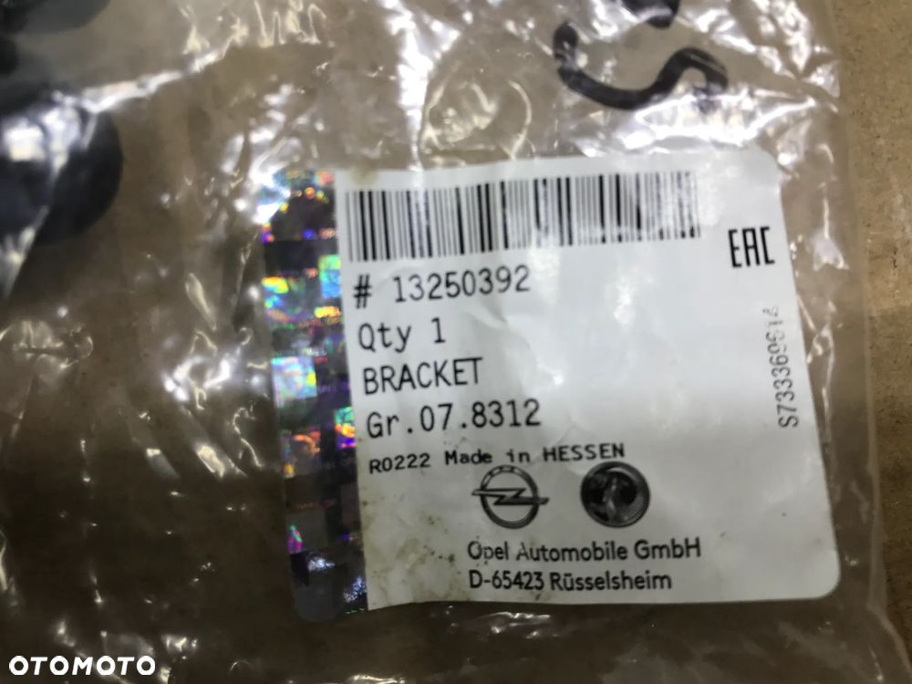 Ślizg Opel corsa d dolne mocowanie zderzaka tył 13250392 13250393 - 6