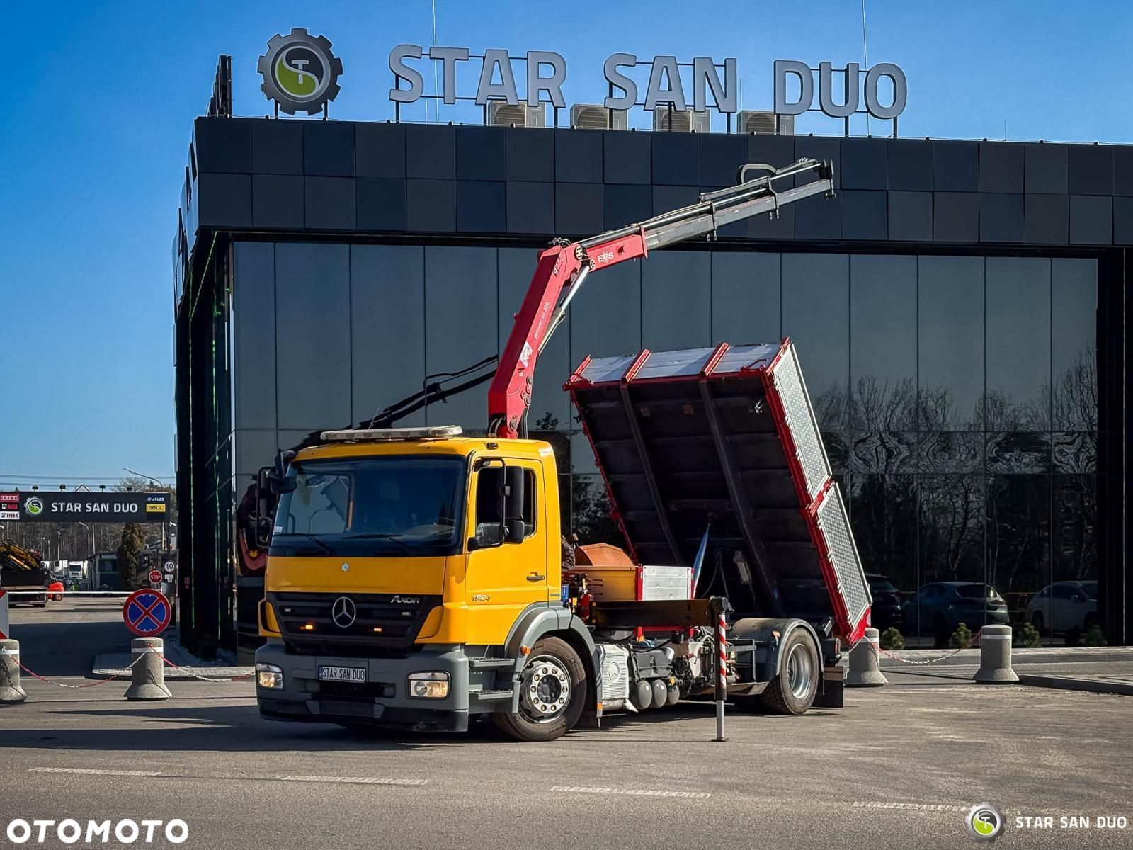 Mercedes-Benz AXOR 1824 4x2 HMF 975 HDS Żuraw Wywrotka Rotator - 2