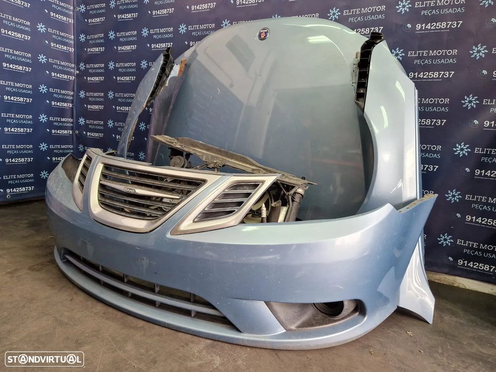 Frente completa usada SAAB 93 RESTYLE FACELIFT 1.9 TID capot parachoques oticas guarda lamas radiador 9-3 - 5