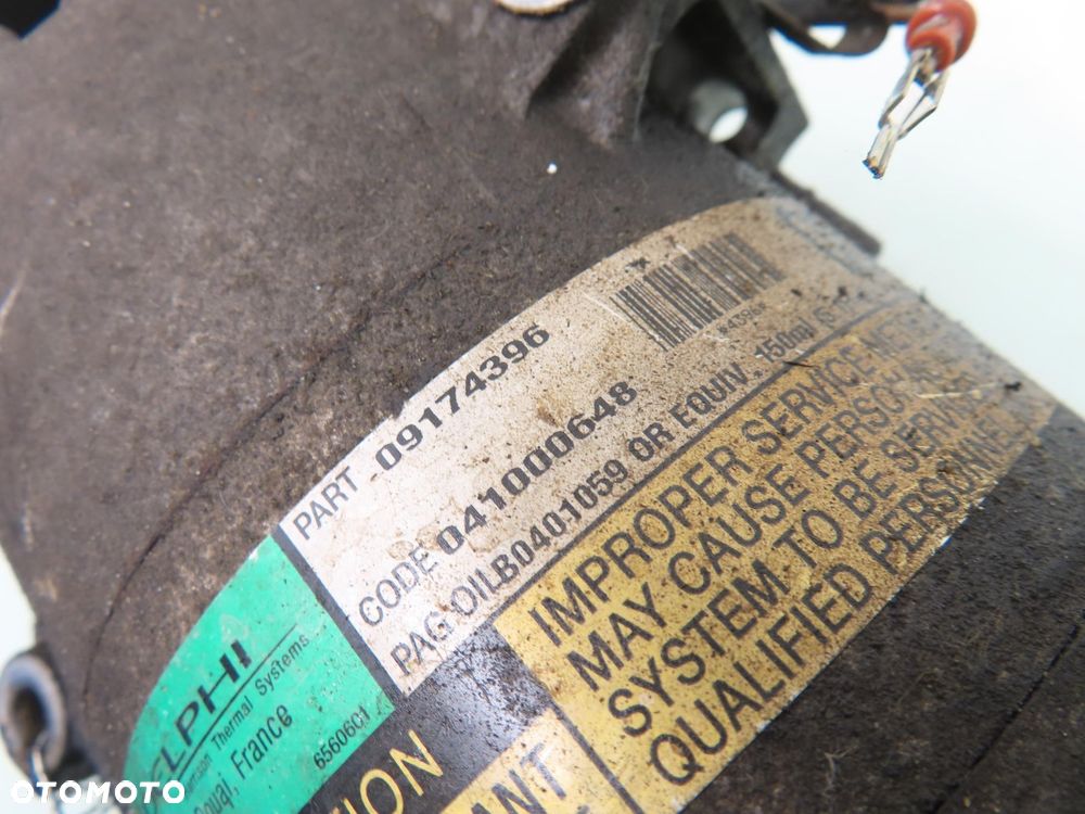 KOMPRESOR KLIMATYZACJI OPEL ASTRA II G 1.6 09174396 - 3