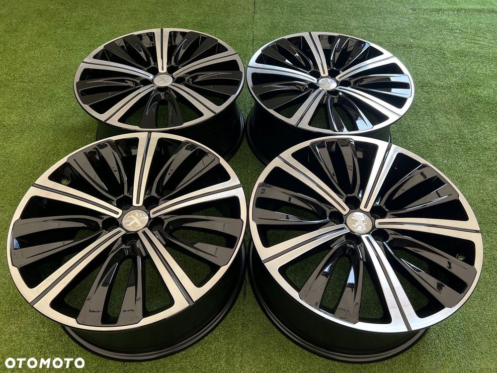 KOMPLET FELG FELGI ALU PEUGEOT 308 508 GT LINE 19 5X108 ET42 ORYGINALNE - 4
