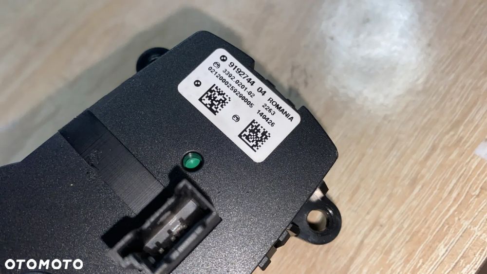 BMW F07 F10 F11 PANEL OBSŁUGI PRZEŁĄCZNIK ŚWIATEŁ 9192744 - 4