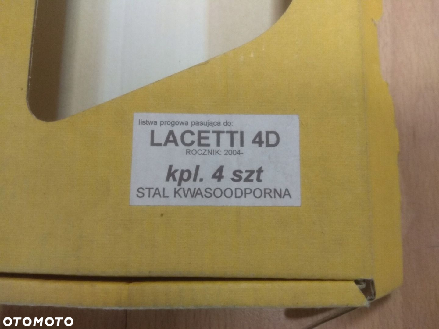 CHEVROLET LACETTI NAKŁADKI PROGOWE KWASÓWKA - 3