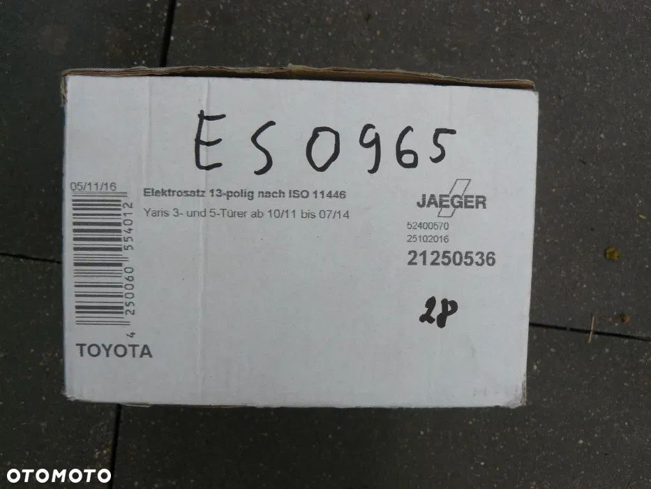Toyota Yaris 11-14 wiązka elektryczna moduł Erich Jaeger 150 ZŁ TANIEJ - 3