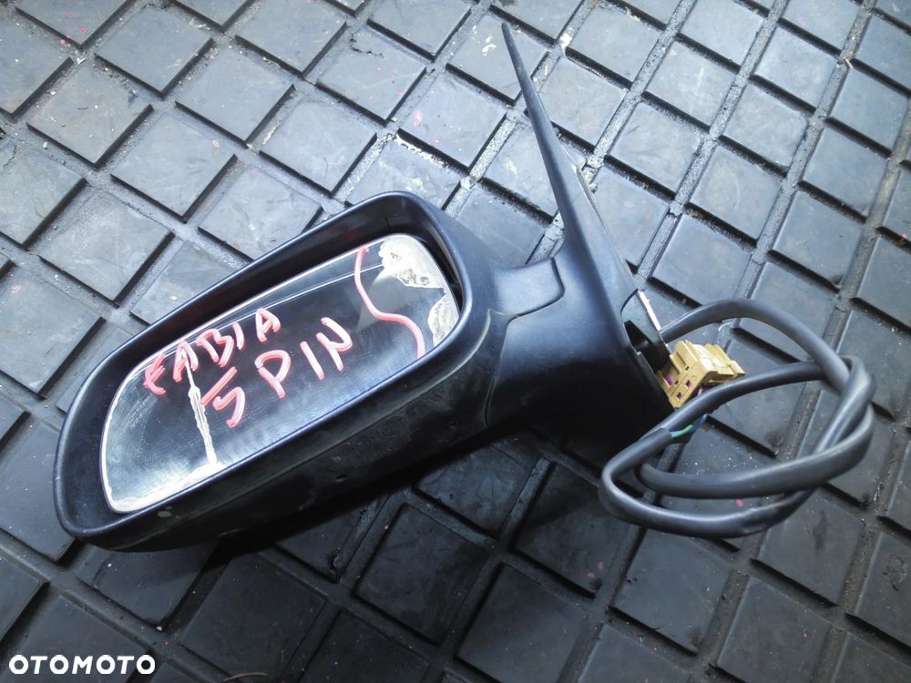SKODA FABIA I LUSTERKO ZEWNĘTRZNE LEWE ELEKTRYCZNE 5PIN - 2