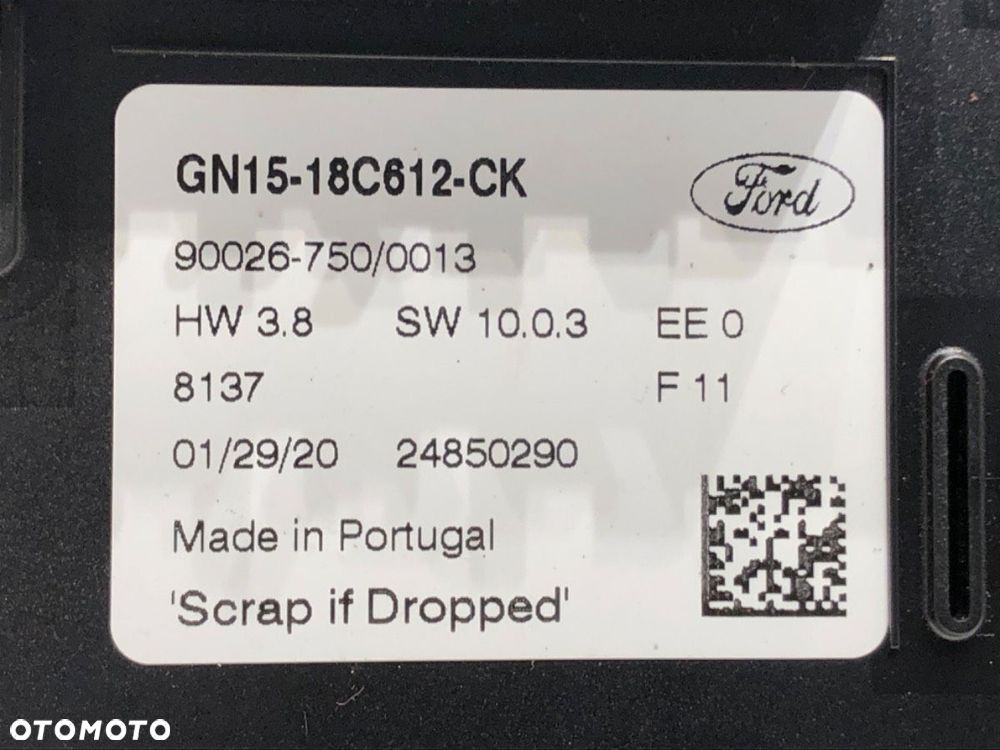 PANEL STEROWANIA NAWIEWU  FORD ECOSPORT 2011 - 2022 1.0 EcoBoost 92 kW [125 KM] benzyna 2013 - 2022 - 4