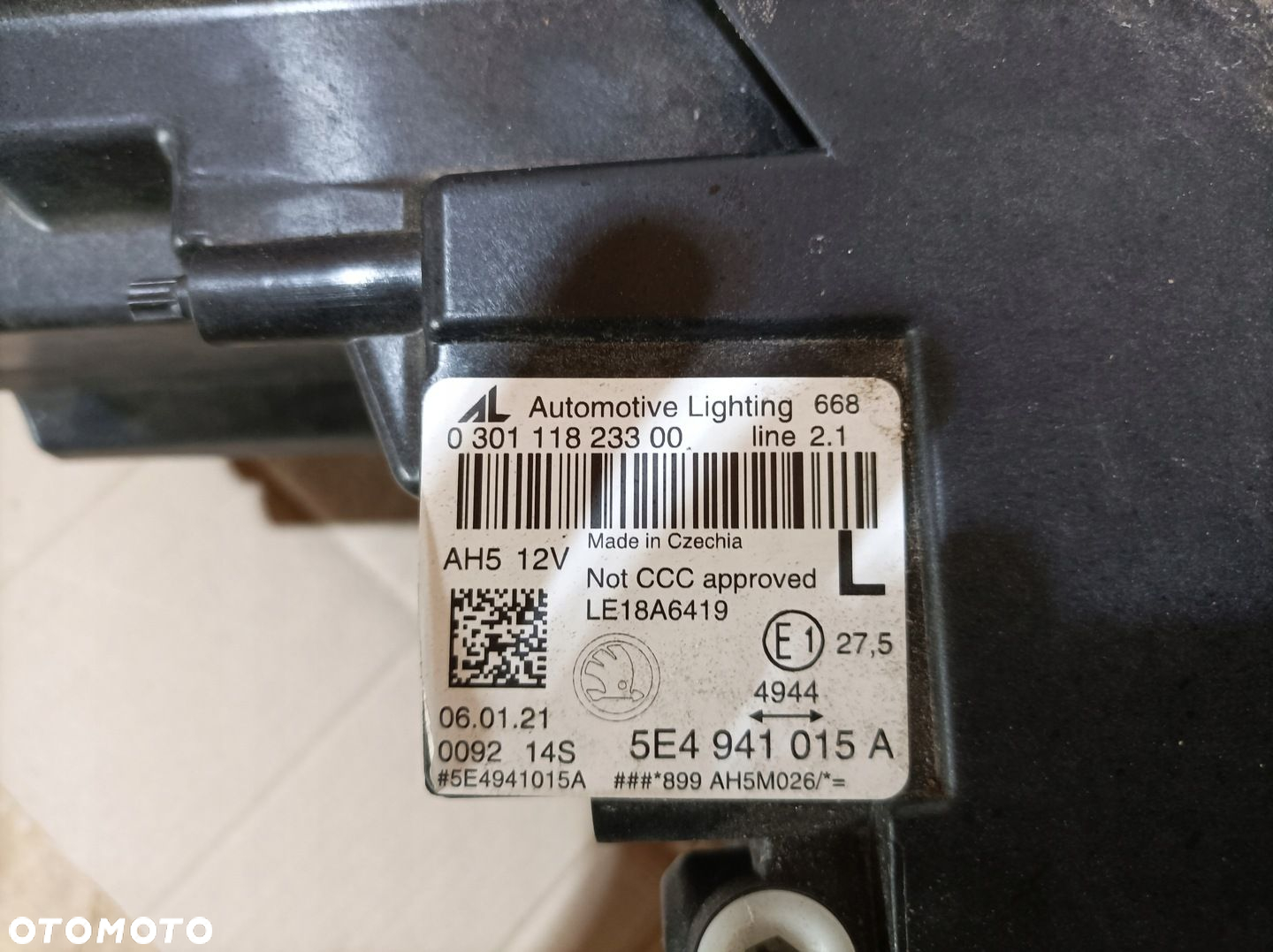 Skoda Octavia 4 IV Full Led Lampa Przednia Lewa - 7