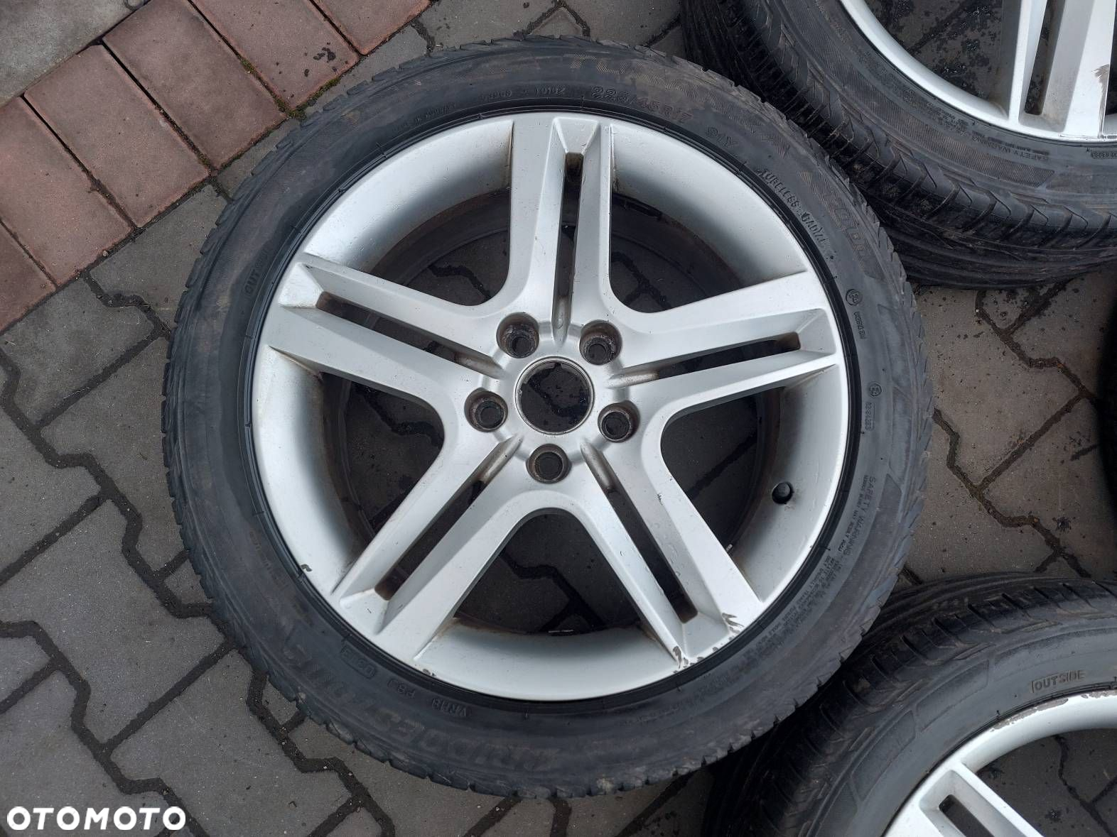 KOŁA 4SZT OPONY + FELGI + DYSTANSE 7JX17 ET54 225/45R17 5X112 AUDI A4 B6 - 7