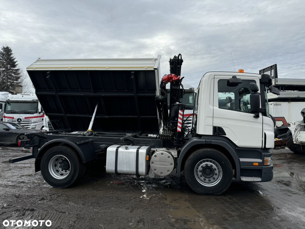 Scania P 320 / Wywrotka HDS HIAB - 11
