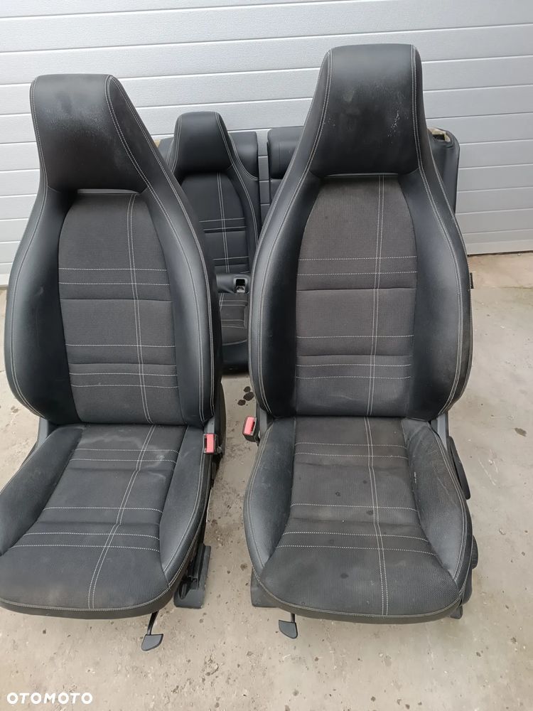 FOTELE PRZÓD TYŁ KOMPLET MERCEDES W176 A KLASA - 3