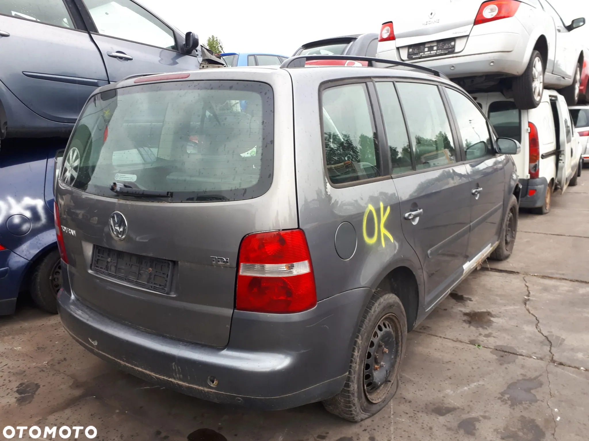 VW TOURAN I 03-06 LAMPA TYŁ TYLNA PRAWA LEWA - 2
