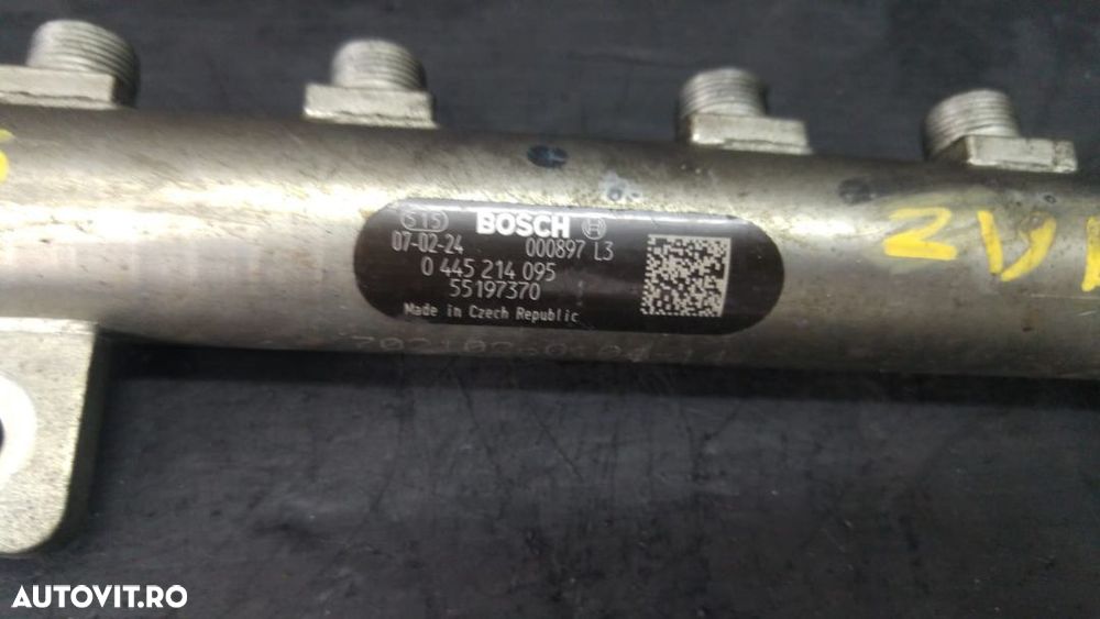 Rampa injectoare 1.9 d fiat bravo croma multipla stilo opel astra h zafira b 0445214095 55197370 - 2
