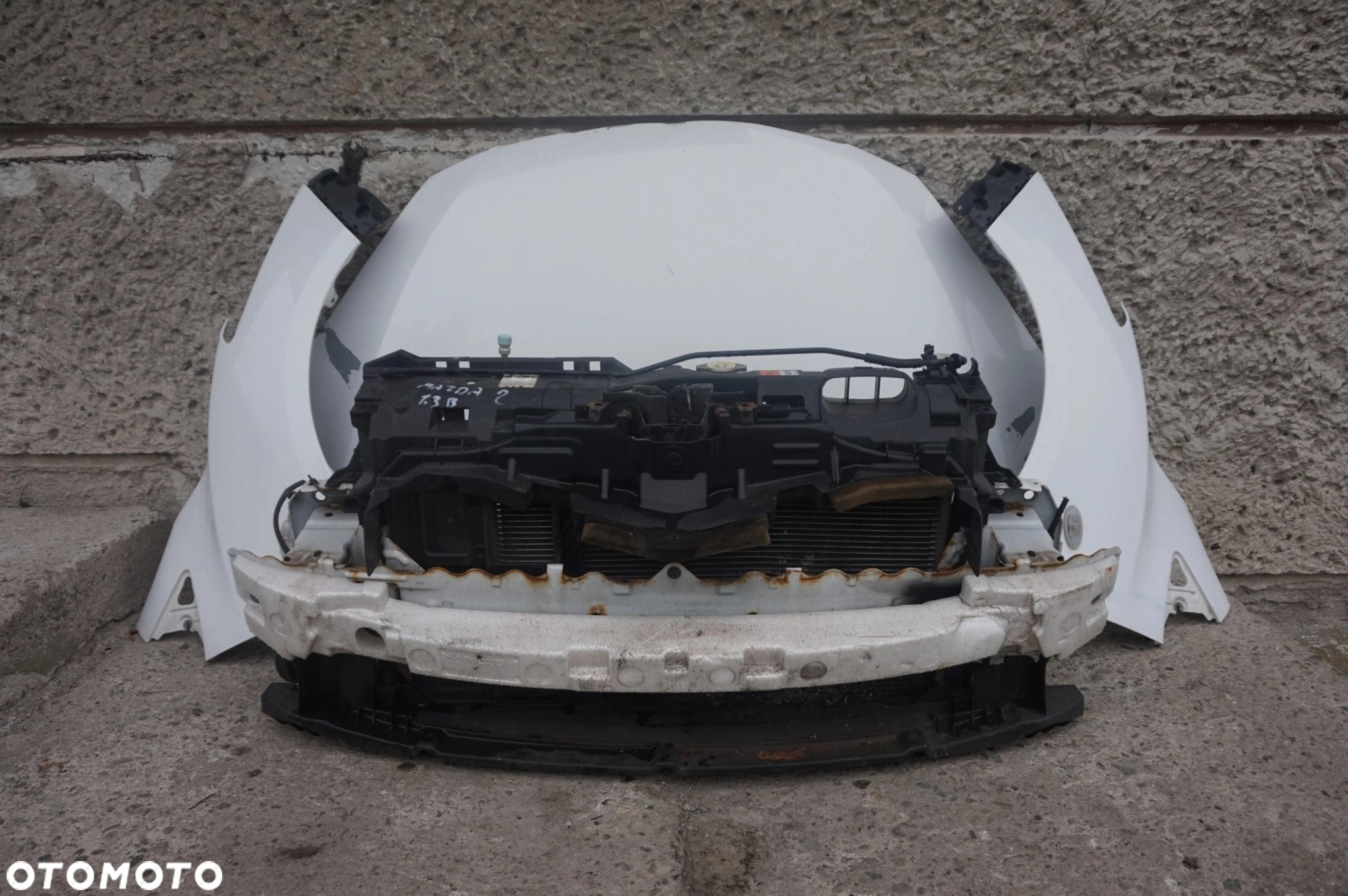 ZDERZAK MASKA BŁOTNIK KOMPLETNY PRZÓD MAZDA 2 II - 5
