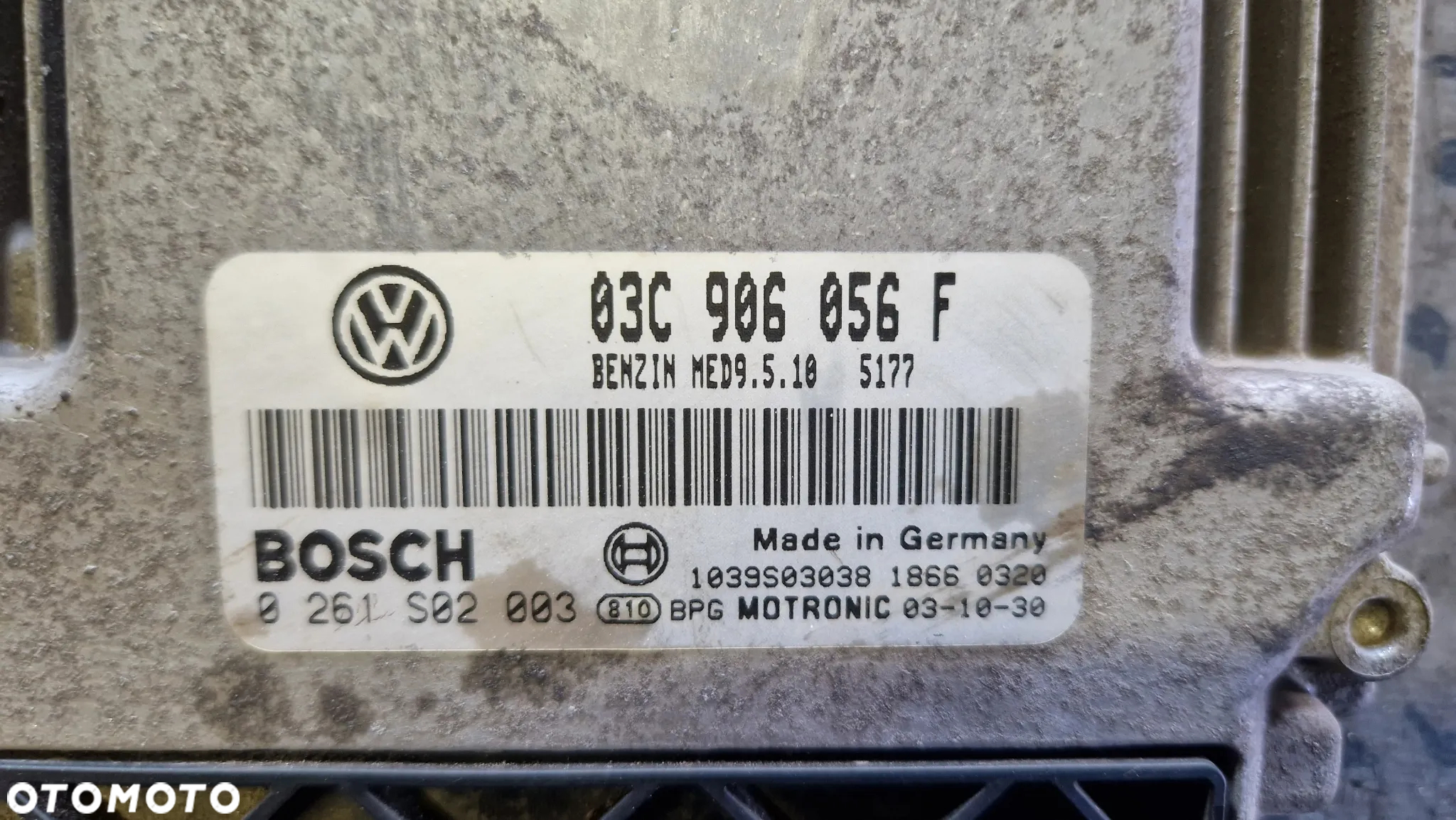 VOLKSWAGEN TOURAN I 1,6 FSI STEROWNIK SILNIKA 03C906056F - 2