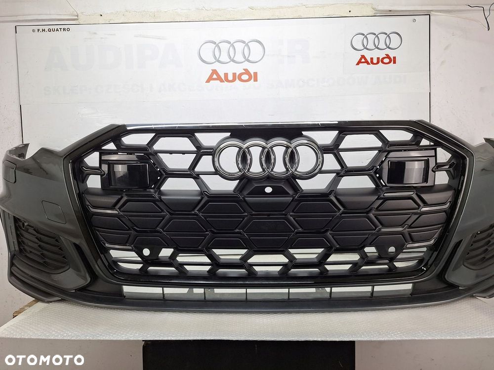ZDERZAK AUDI A6 C8 4K 4K0 BLACK EDITION 2018-2025 GRILL ATRAPA LIFT S-LINE - 2