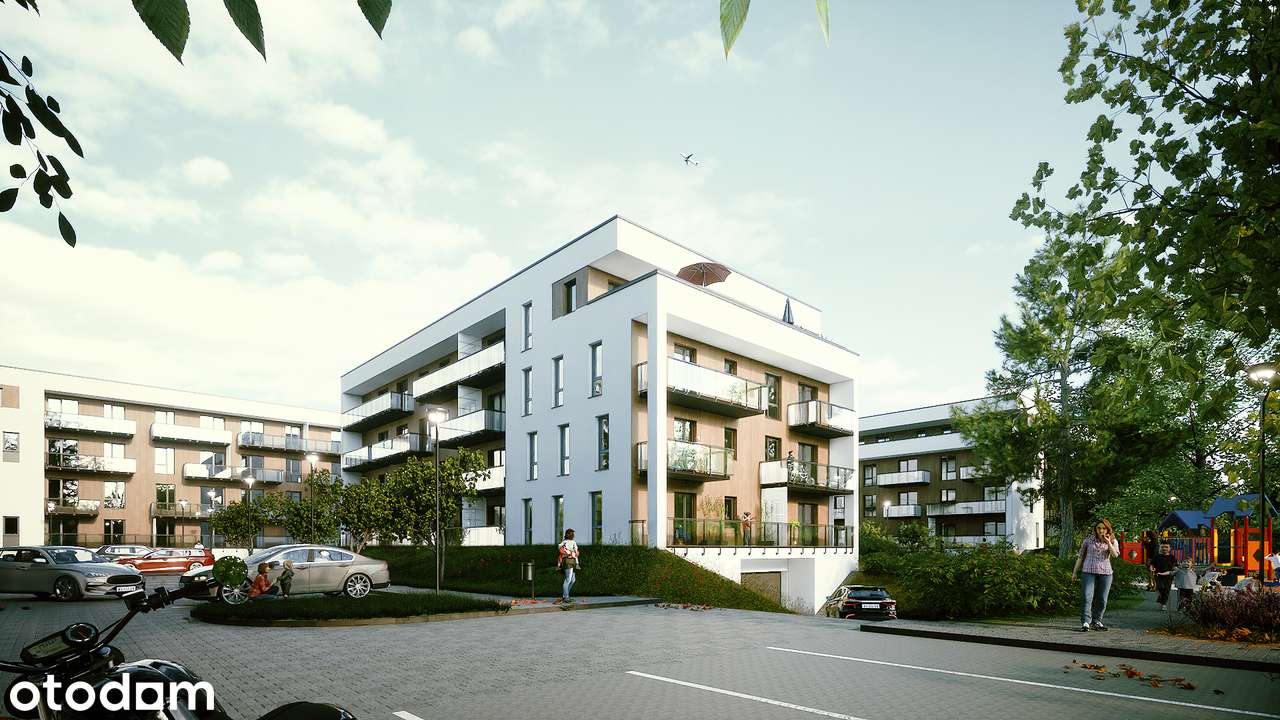 2-pokojowe mieszkanie 46m2 + balkon