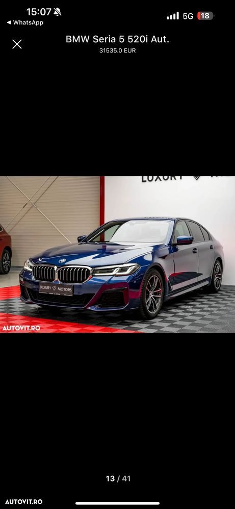 BMW Seria 5 520e AT PHEV - 11