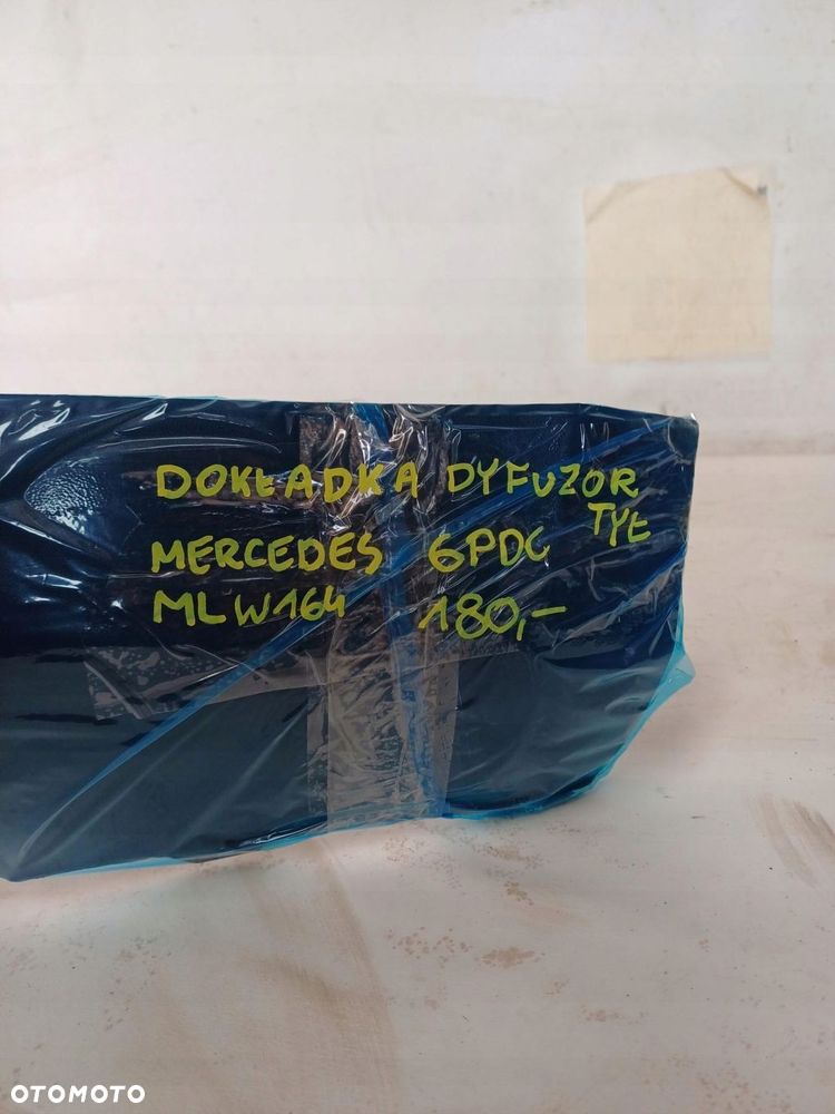 dokładka dyfuzor zderzaka tył mercedes-benz ml a164 6pdc 6parktroników - 14