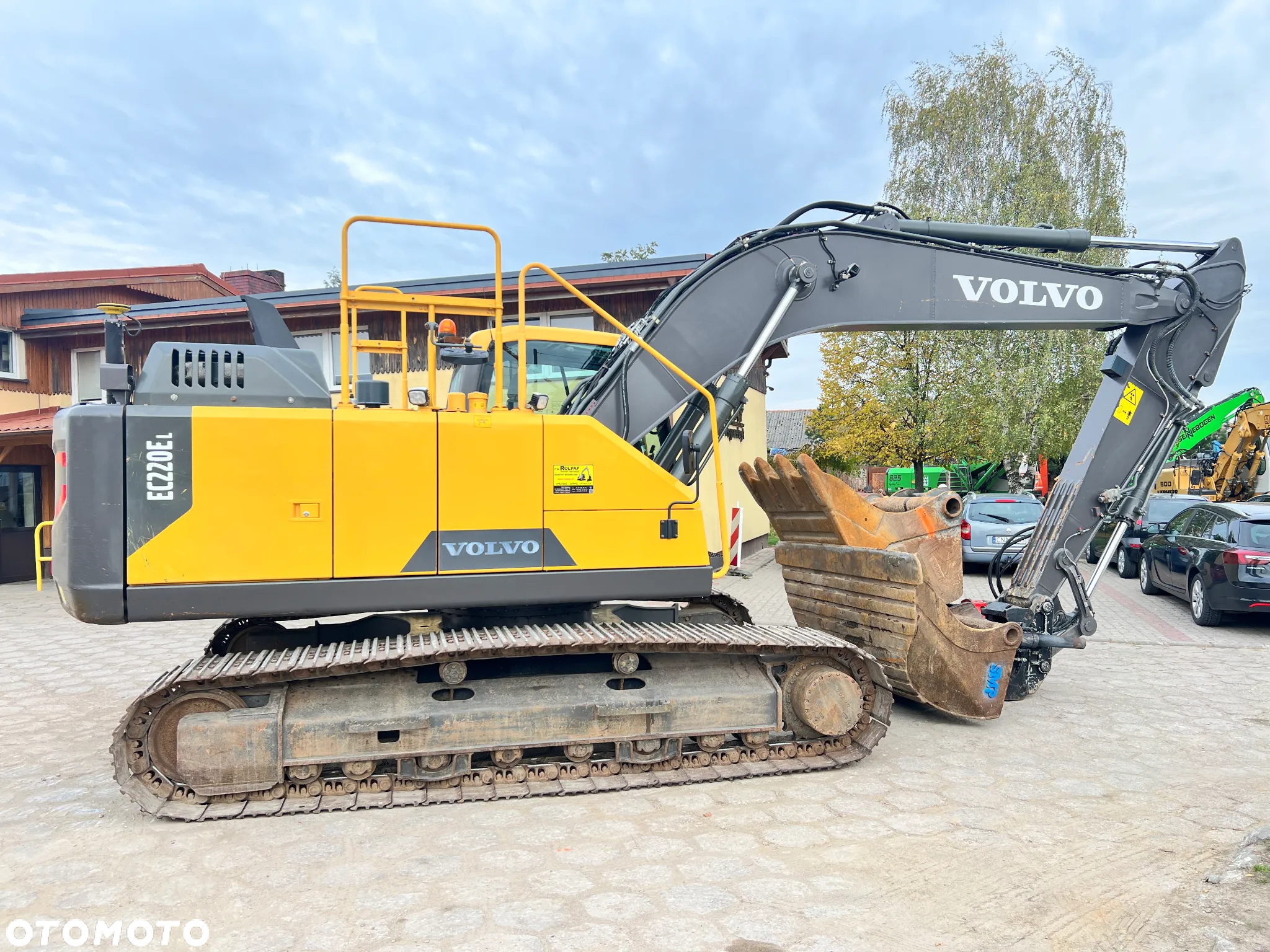 Volvo koparka gąsienicowa VOLVO EC220EL ROTOTILT 2x łyżka , system LEICA 3D, 2x szybkozłącze S70, webasto - 6