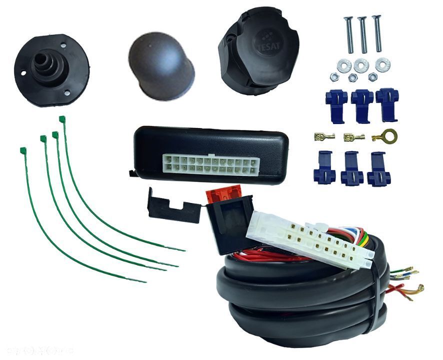 HAK HOLOWNICZY + MODUŁ+ WIĄZKA + GNIAZDO 7PIN  AUDI A4 B6 B7 SEDAN + KOMBI + QUATTRO SEAT EXEO ST - 6