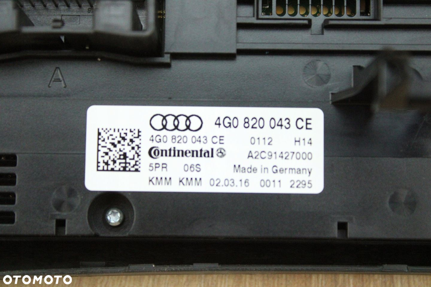 ORYGINALNY PANEL KLIMATYZACJI NAWIEWU AUDI A7 C7 LIFT 4G0820043CE 32km - 6