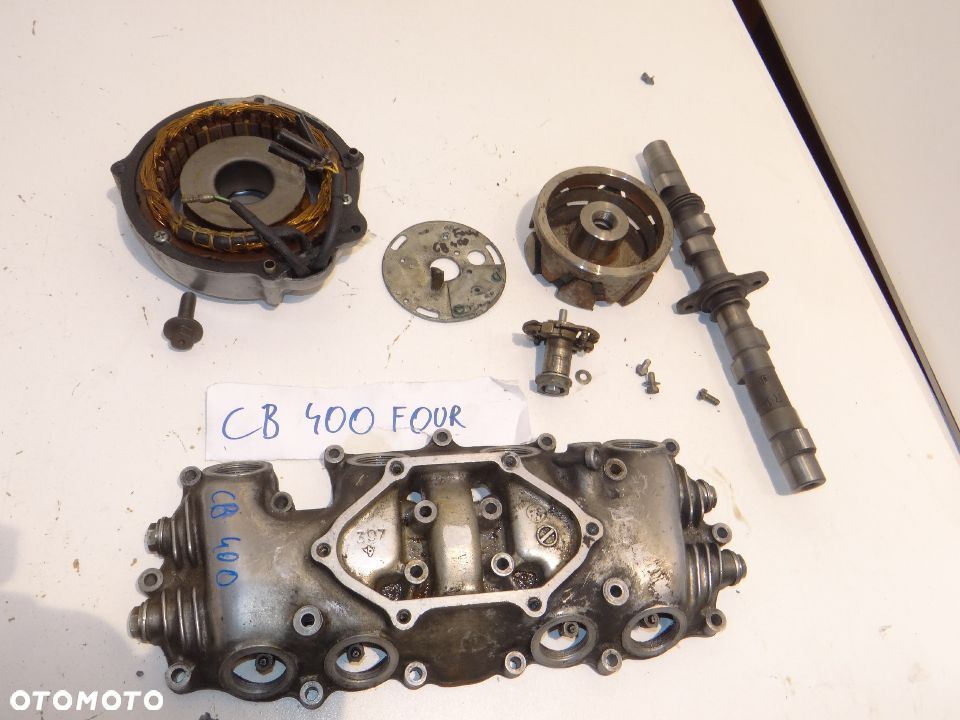Honda CB 400 500 K Four przekaźnik impulsator alternator rozrusznik wałek rozrządu głowica dźwigienk - 13