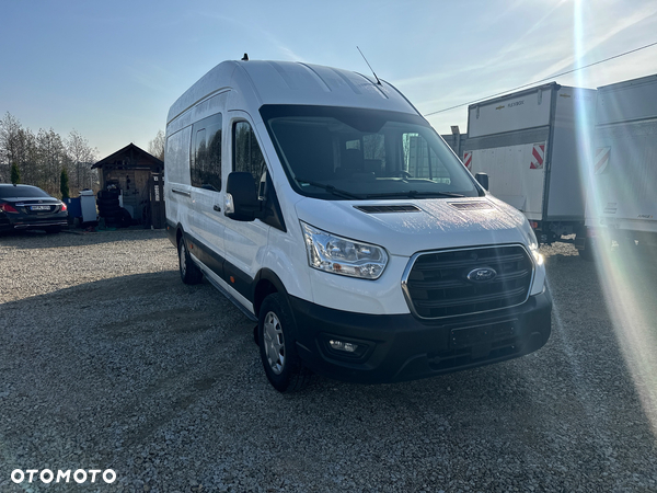 Ford TRANSIT MAXI/manual/brygadówka 5 osób/klima/navi/kamera/parktronik przód i tył/grzane fotele/LED