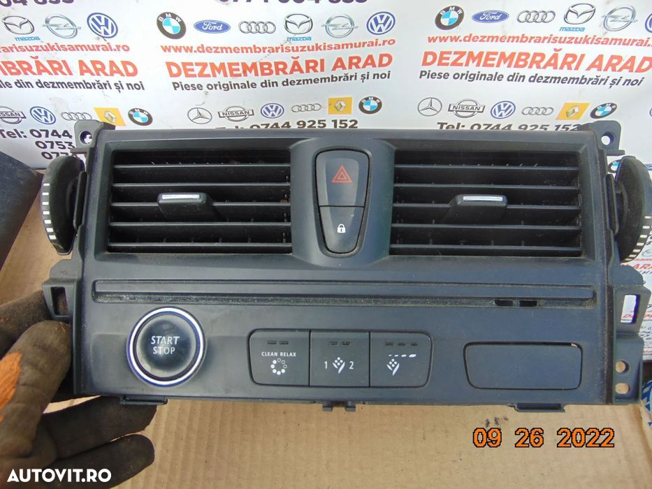 grile ventilatie Bord renault Latitude grile aer bord dezmembrez latit - 2