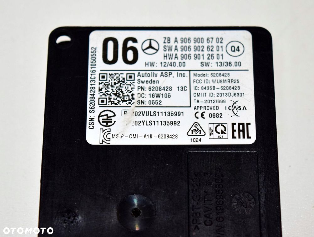 MERCEDES SPRINTER W906 MODUŁ DYSTANSU RADAR - 2
