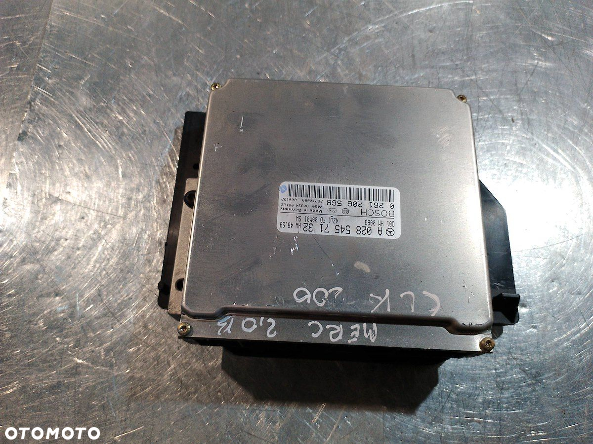 KOMPUTER, STEROWNIK MERCEDES-BENZ CLK W208 A0285457132 2.0 - 6